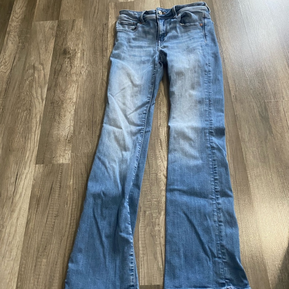 American Eagle Flared Women's Blue Jeans
